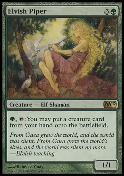 MTG Magic the Gathering Elvish Piper (177/257) Magic 2010 MP - Image 1