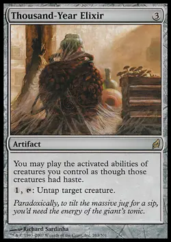 MTG Magic the Gathering Thousand-Year Elixir (263/312) Lorwyn MP - Image 1
