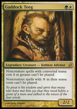 MTG Magic the Gathering Gaddock Teeg (248/312) Lorwyn MP - Image 1