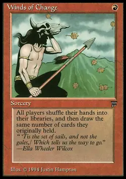 MTG Magic the Gathering Winds of Change (172/310) Legends MP - Image 1