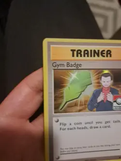 Gym Badge XY210 Black Star Promo Stamped Holo Pokemon Card EXC - Image 4