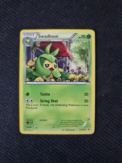 Swadloon - 2/101 - Uncommon - Noble Victories - 2011 - Pokemon Card - LP - Image 1
