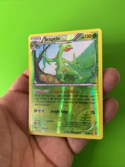 Sceptile 8/160 Primal Clash XY Reverse Holo Pokemon Card LP+ - Image 3