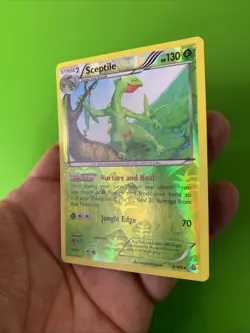 Sceptile 8/160 Primal Clash XY Reverse Holo Pokemon Card LP+ - Image 4