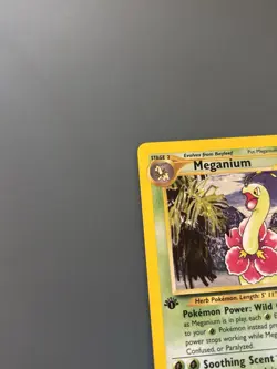 Pokemon TCG 2000 Neo Genesis - Meganium 11/111 - 1st Edition Holo Card - LP/NM - Image 2
