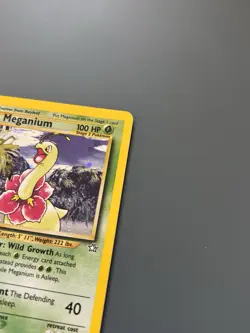 Pokemon TCG 2000 Neo Genesis - Meganium 11/111 - 1st Edition Holo Card - LP/NM - Image 3