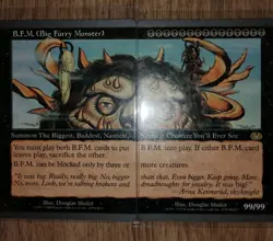 MTG B.F.M. (BIG FURRY MONSTER) BFM SET Near Mint - Image 1