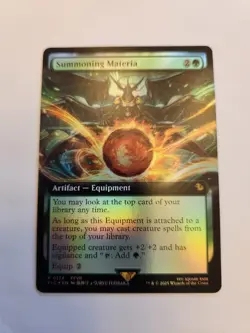 Summoning Materia #124 Extended Art Foil NM+ - Image 1