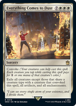 Everything Comes to Dust [Doctor Who] Magic MTG - Image 1