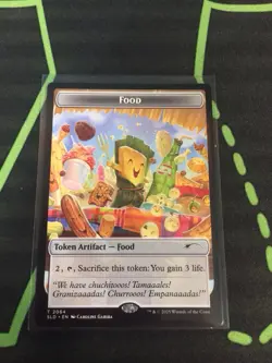 MTG Magic The Gathering Food Token SLD 2064 Secret Lair Commander - Image 1