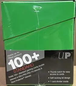 Ultra Pro PRO-100+ Deck Box Lime Green Brand New - Image 2