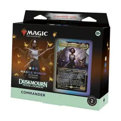 MTG Magic the Gathering - MIRACLE WORKER - Duskmourn COMMANDER Deck - ENGLISH - Image 1