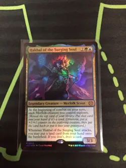 MTG Magic The Gathering Hakbal Of The Surging Soul Foil Merfolk Commander - Image 1