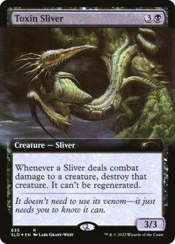 Toxin Sliver (Extended Art) Secret Lair Drop Promos - Near Mint Foil - Image 1