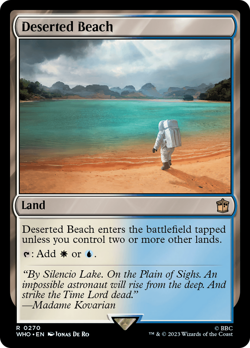 Deserted Beach [Doctor Who] Magic MTG - Image 1
