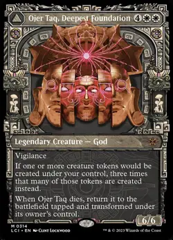 MTG OJER TAQ, DEEPEST FOUNDATION FOIL 314 EXC - FONDAMENTA PROFONDE LCI X EN - Image 1