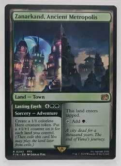 Zanarkand, Ancient Metropolis R #293 Final Fantasy FIN Magic MTG RARE FFX FF10 - Image 1