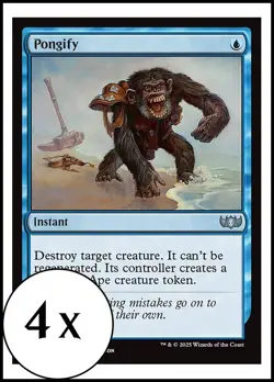 MTG - 4 x Pongify - Tarkir: Dragonstorm - Playset 4x x4 - Image 1