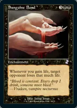 MTG SANGUINE BOND - LEGAME SANGUIGNO - MAGIC - TSR - MINT - ITA - Image 1