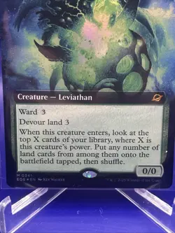 MTG Famished Worldsire 0341 (Borderless) Edge of Eternities Foil - Image 2
