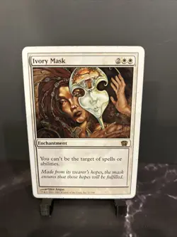 Ivory Mask - 8th Edition - White Rare MAGIC THE GATHERING - MTG CARD - NM - Image 1
