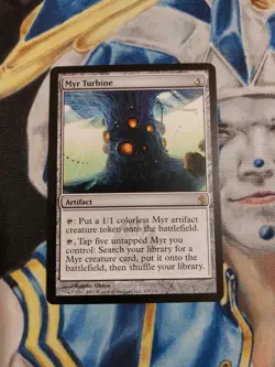 Myr Turbine MTG Mirrodin Besieged Rare Artifact Slightly Played x1 - Image 1