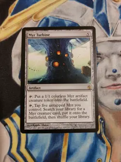 Myr Turbine MTG Mirrodin Besieged Rare Artifact Slightly Played x1 - Image 2