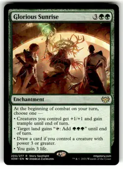 Innistrad: Crimson Vow Glorious Sunrise Expansion/Rare - Image 1