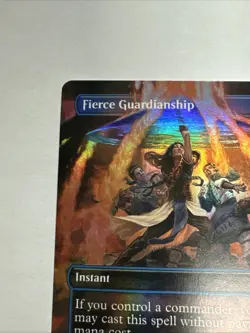 MTG Fierce Guardianship (Borderless) Commander Masters Foil - Image 2
