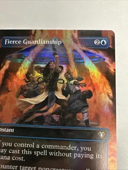 MTG Fierce Guardianship (Borderless) Commander Masters Foil - Image 3
