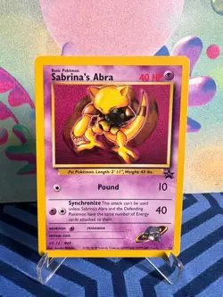 Sabrina's Abra - 19 [Vintage WOTC Black Star Promo] Pokemon TCG Card - Image 1
