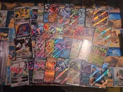53 Pokemon Cards All Cards In Pitcure BULK COLLECTION LOT! EX GX VMAX V - Image 1