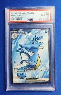 PSA 10 Kingdra ex 080/064 Shrouded Fable Pokemon TCG EN, GEM MINT LOW POP - Image 1