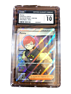 Penny Full Art UR #239 - CGC GEM MINT 10 - 2023 Scarlet & Violet - Pokemon TCG - Image 1