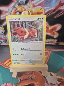 Pokemon Eevee TCG SWSH175 Cosmos Holo Black Star Promo Card - Image 2