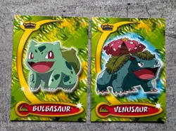 2004 Pokemon Topps Advanced Challenge Bulbasaur 11 Venusaur 81 Blue Label NM/M - Image 1