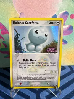 Holon's Castform Reverse Holo 44/110 - EX Holon Phantoms Pokemon Card - LP+/NM - Image 1