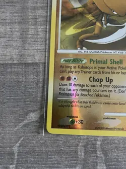 Pokemon TCG Kabutops Majestic Dawn 6/100 Reverse Holo NM/LP+ (CLEAN FRONT) - Image 2