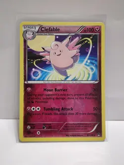 Clefable 82/122 XY BREAKpoint Rare Reverse Holo Pokemon TCG Card [ENG]* - Image 1