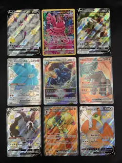 Pokemon Card Lot Full Art, EX, Shiny, V Star, Ultra Rare, NM/LP Pokemon Cards - Image 1