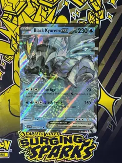 Pokemon Surging Sparks SV08 Black Kyurem ex - 048/191 Double Rare NM - Image 1