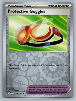 Protective Goggles 164/165 Scarlet & Violet 151 RH Uncommon Pokemon TCG 2023 - Image 1