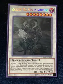 Scarlight Red Dragon Archfiend (Ghost Rare) DOCS-EN046 Dimension of Chaos-NM/M - Image 1