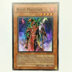 Yu-Gi-Oh! Blast Magician SR FET-EN020 1st Edition LP - Image 1