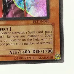 Yu-Gi-Oh! Blast Magician SR FET-EN020 1st Edition LP - Image 4