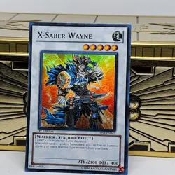 Yu-Gi-Oh! X-Saber Wayne - 5DS3-EN042 - 1st Edition - Super Rare - LP - Image 1