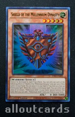 Yu-Gi-Oh The Infinite Forbidden 1st Ed Shield of the Millennium Dynasty INFO-003 - Image 1