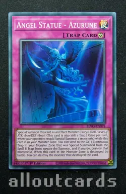 2021 Yu-Gi-Oh Blazing Vortex 1st Ed Angel Statue - Azurune BLVO-EN079 NM/M - Image 1