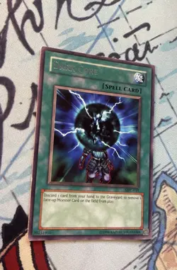 Yugioh! Dark Core MFC-035 Silver Rare LP 1996 - Image 2