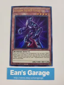 YuGiOh! Vision HERO Vyon 1st Edition GFP2-EN060 Ultra Rare foil - MN - Image 1